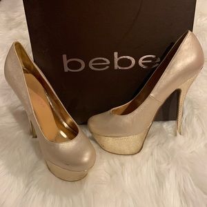 bebe NADINE GLD SIZE 8